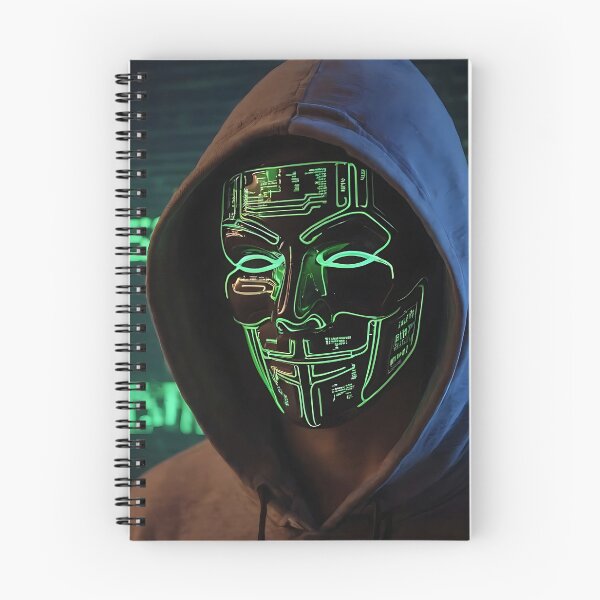 Item preview, Neon Glow Anonymous Hacker designed and sold by TeezyDezignes.