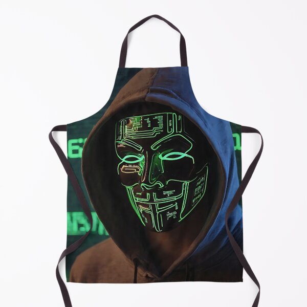 Artikelvorschau, Neon Glow Anonymous Hacker entworfen und verkauft von TeezyDezignes.