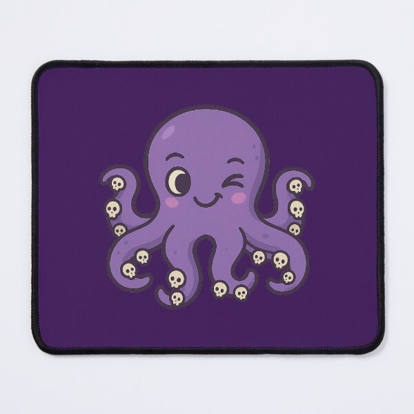 Item preview, Winking Octopus with Skulls designed and sold by Analog-attire.