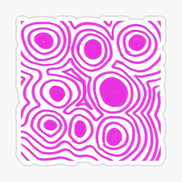 Item preview, Pink circle line pattern designed and sold by Priyan96.