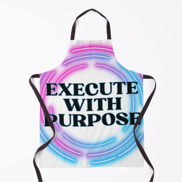 Item preview, Strategic Action Art | Execute With Purpose | Neon Leadership Gift designed and sold by TextMuse.