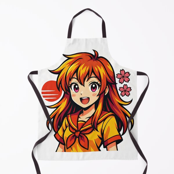 Item preview, Vibrant Anime Girl with Sakura Blossoms in Japanese School Uniform designed and sold by Amr Siam.