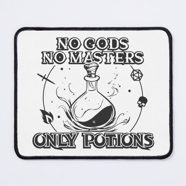Item preview, No Gods, No Masters, Only Potions designed and sold by RetroRayDesigns.