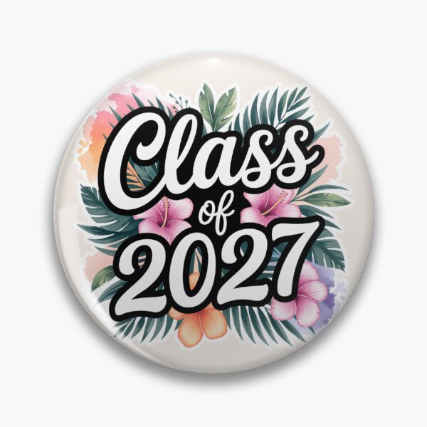 Item preview, Floral Class Of 2027 designed and sold by BassHeadMomma.