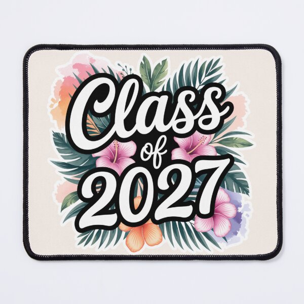 Item preview, Floral Class Of 2027 designed and sold by BassHeadMomma.