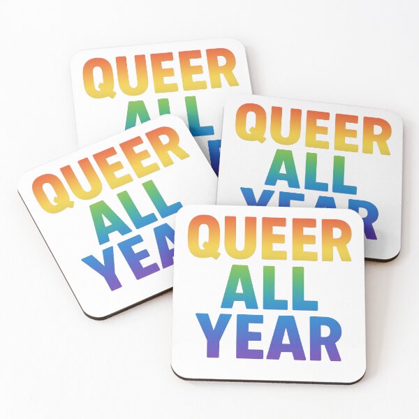 Item preview, QUEER ALL YEAR designed and sold by TesterTees.