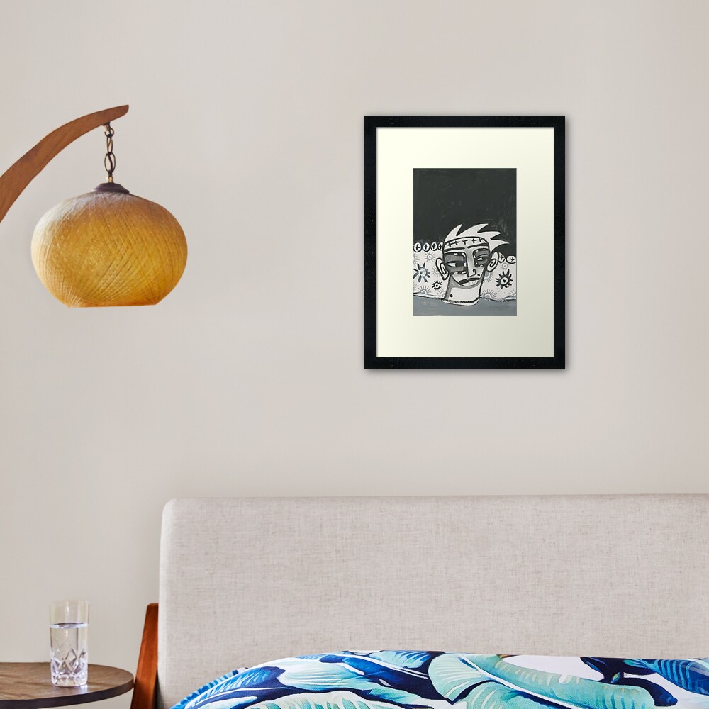 Item preview, Framed Art Print designed and sold by studiobloknote.