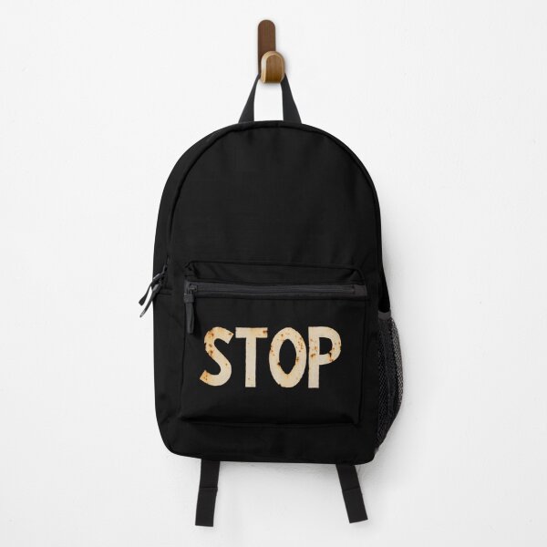 Item preview, Rusty stop text, stop sign designed and sold by EchoOfSilence.