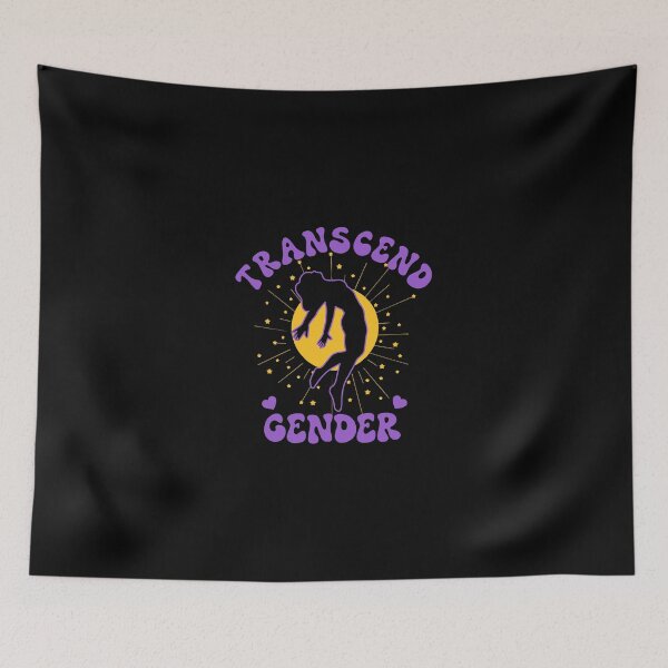 Item preview, Transcend Gender – Nonbinary Pride  designed and sold by RetroRayDesigns.