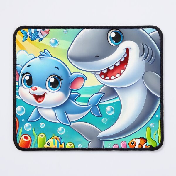 Item preview, The Shark and the Dolphin designed and sold by ReflexionArt.
