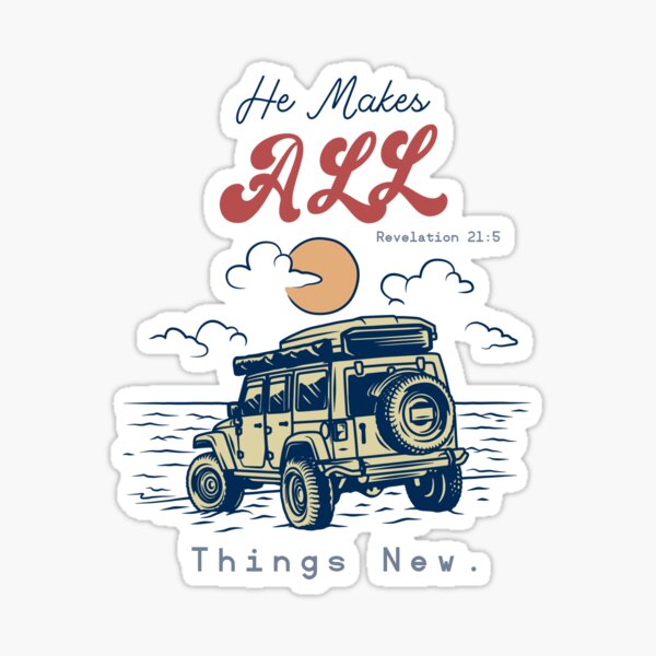 Item preview, He Makes All Things New Biblical Sayings designed and sold by Desert Manna Designs.