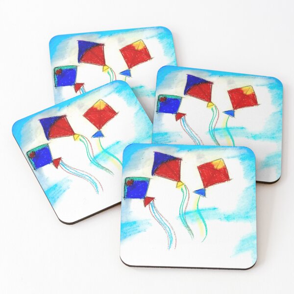 Item preview, beautiful kite scenery drawing designed and sold by NivyasArtistry.