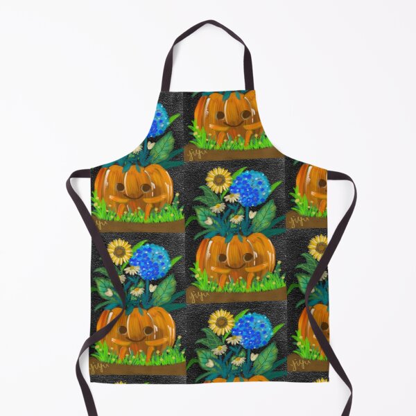 Item preview, Halloween Cute Pumpkin with Flowers designed and sold by Hellomidnight.