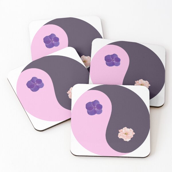 Item preview, Yin Yang Flowers designed and sold by CookieCreature.