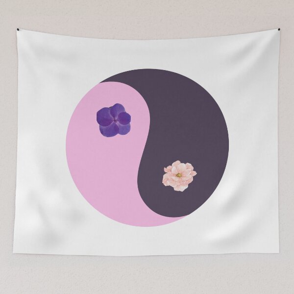 Item preview, Yin Yang Flowers designed and sold by CookieCreature.