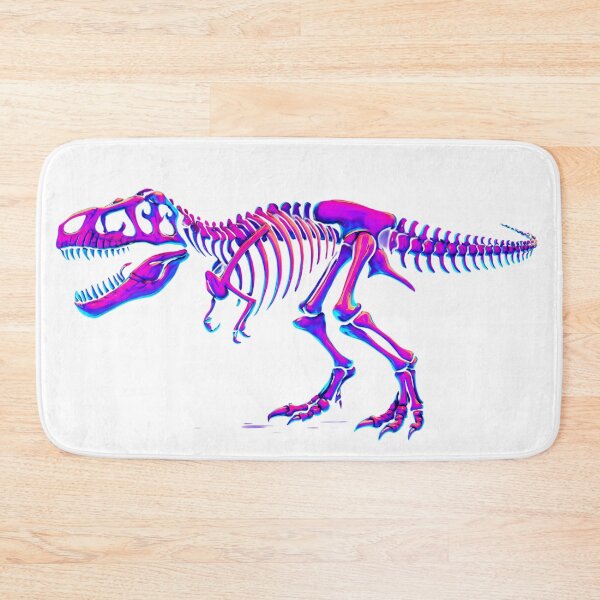 Item preview, Neon Colored T-rex Dinosaur Skeleton designed and sold by MountAshDesigns.