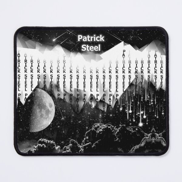 Item preview, Patrick Steel Dark Gray Steel Shooting Star design designed and sold by PatrickSteel.