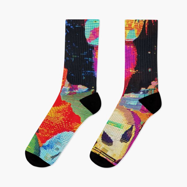 Item preview, Retro Futuristic Afro Girl with Parrots, Skulls, and Neon Vibes designed and sold by Moss and Moon Studio.