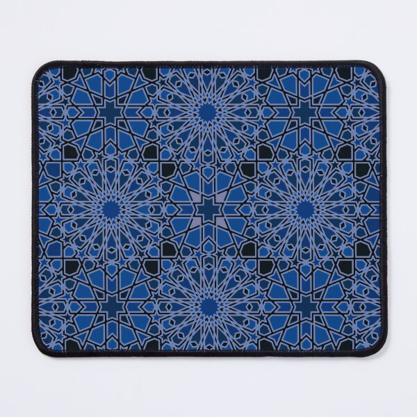 Item preview, Elegant Moroccan Mosaic in Deep Blue designed and sold by Tarjiart.