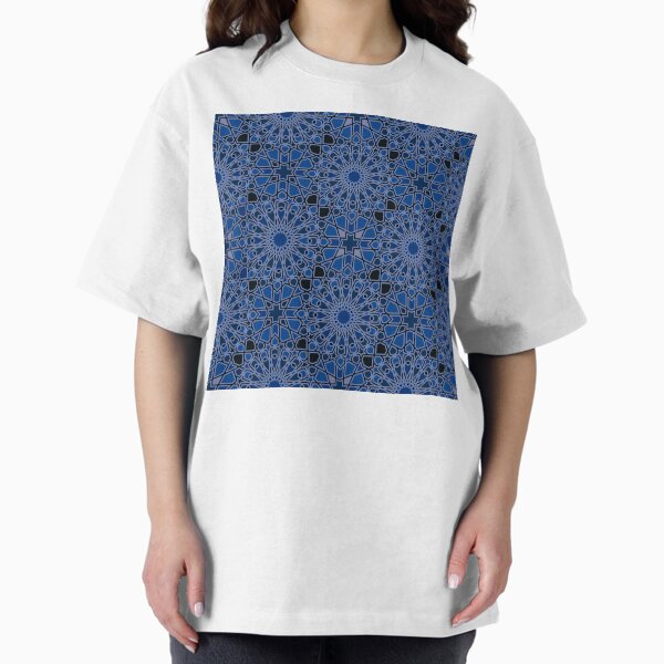 Item preview, Elegant Moroccan Mosaic in Deep Blue designed and sold by Tarjiart.