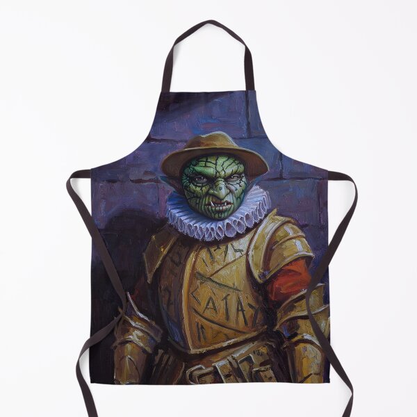 Item preview, Fantasy RPG style Orc warrior knight illustration painting art designed and sold by Vintage Designs +.