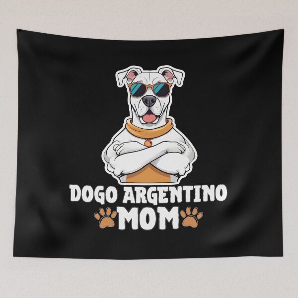Aperçu de l'œuvre Maman Dogue Argentin – Loyale, courageuse et inarrêtable créée et vendue par GoodyPaws.