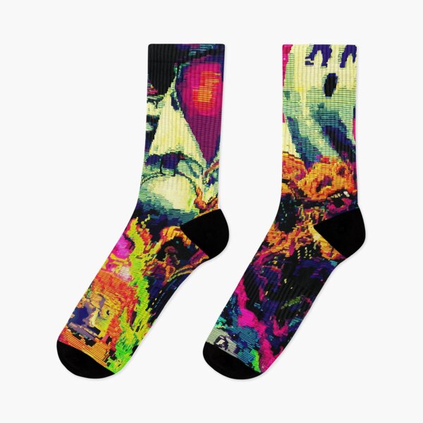 Item preview, Retro Futuristic Afro Girl with Parrots, Skulls, and Neon Vibes designed and sold by Moss and Moon Studio.