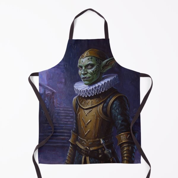 Item preview,  Fantasy RPG style Orc warrior knight illustration painting art designed and sold by Vintage Designs +.