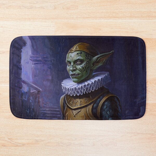 Item preview,  Fantasy RPG style Orc warrior knight illustration painting art designed and sold by Vintage Designs +.