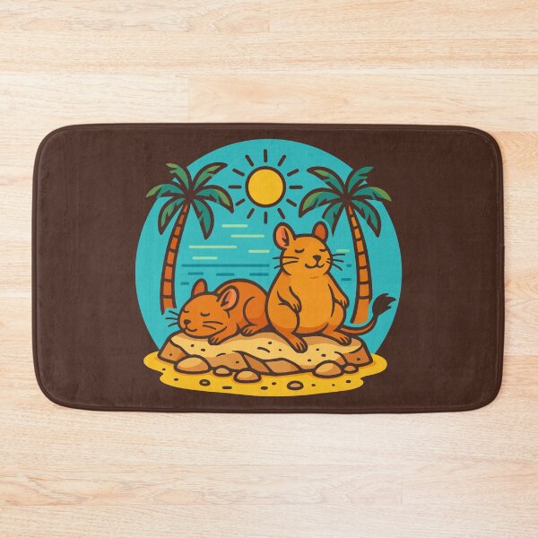 Item preview, Sunbathing degus designed and sold by RatArt Designs.