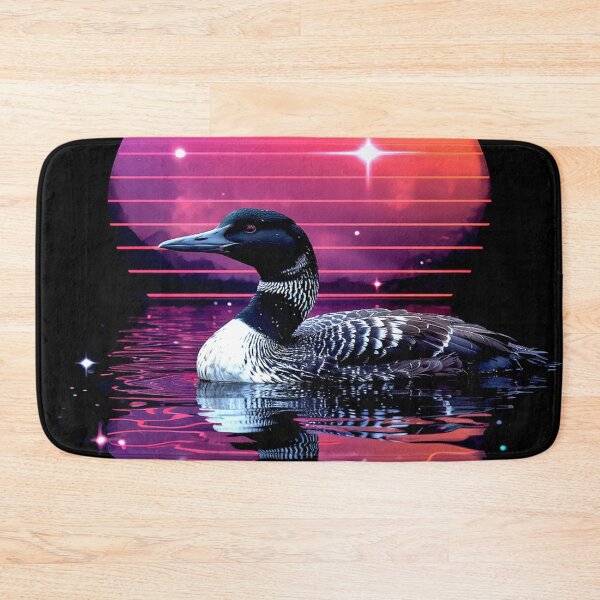 Item preview, Synthwave Loon: Cosmic Waters at Dusk designed and sold by Exodoi.
