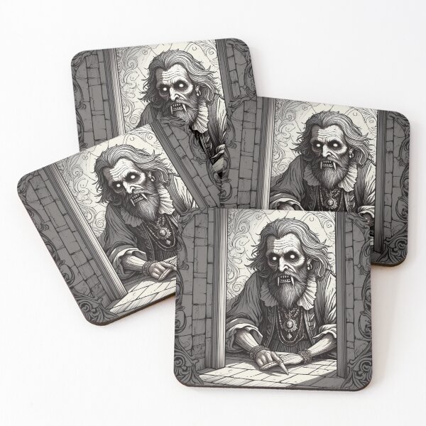 Item preview,  Evil vampire standing staring at you designed and sold by Vintage Designs +.