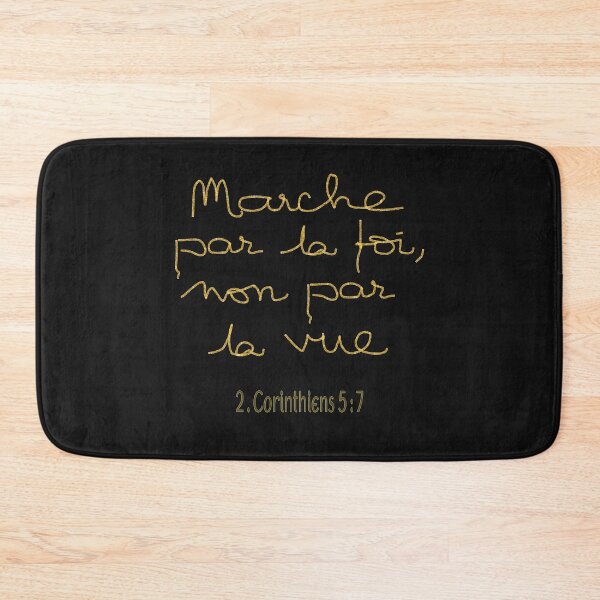 Item preview, CATHOLIC FAITH - INSPIRING VERSE - "WALK BY FAITH, NOT BY SIGHT - 2 CORINTHIANS 5:7" designed and sold by Ralek.