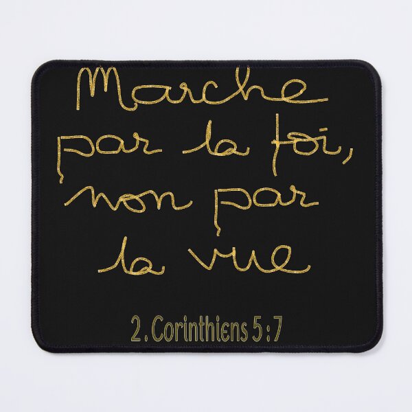 Item preview, CATHOLIC FAITH - INSPIRING VERSE - "WALK BY FAITH, NOT BY SIGHT - 2 CORINTHIANS 5:7" designed and sold by Ralek.