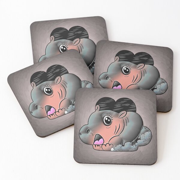 Item preview, TRY...LITTLE HIPPO IN THE RABBIT'S HEAD V5 designed and sold by TRYaDOO.