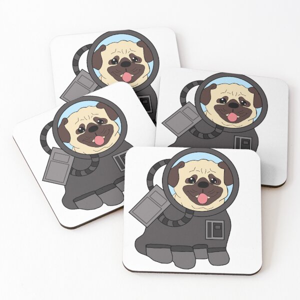 Item preview, Space Pug designed and sold by Amy's Treasures.