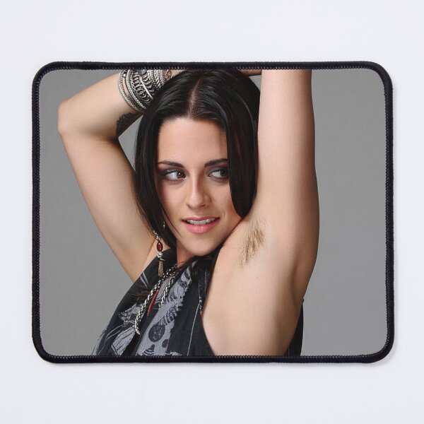 Item preview, Woman with hand behind her head showing her hairy underarms cool studio photo design designed and sold by Vintage Designs +.