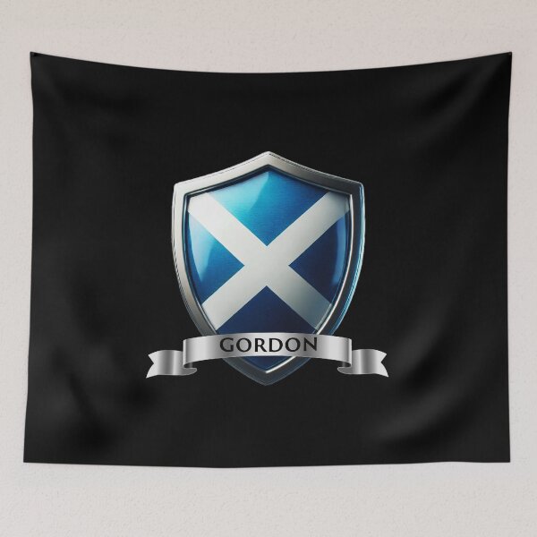 Item preview, Gordon Clan of Scotland Saltire Strength designed and sold by Highlandkings.
