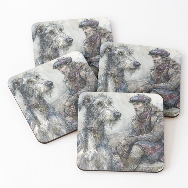 Item preview, Scottish deerhound and Highlander designed and sold by aghnadarragh.