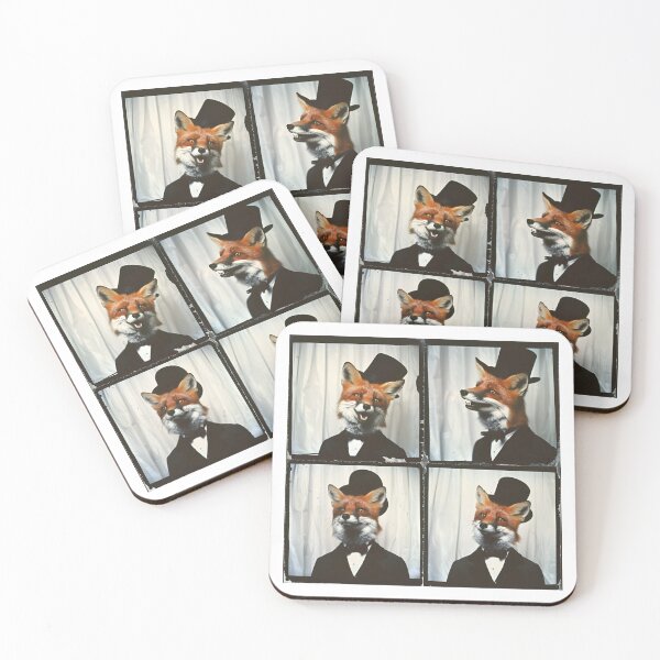 Item preview, Fancy Fox In Top Hat Victorian Animal designed and sold by RockFireMerch.