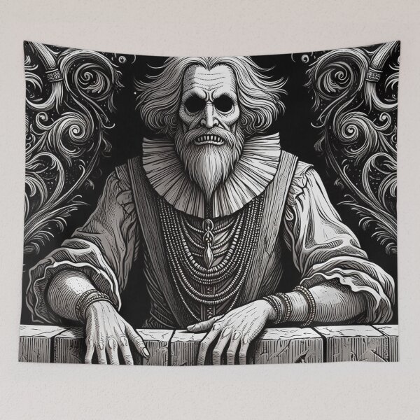 Item preview,  Evil vampire standing staring at you designed and sold by Vintage Designs +.