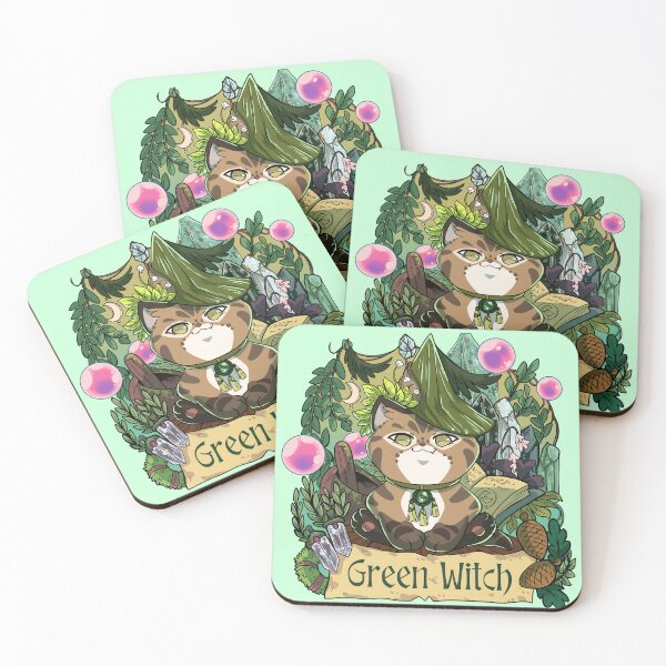 Item preview, Puurfectly Green Witch designed and sold by Puurrfectly.