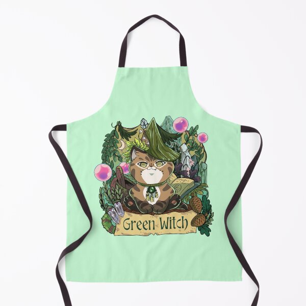 Item preview, Puurfectly Green Witch designed and sold by Puurrfectly.
