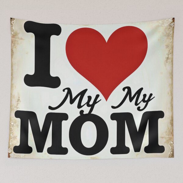 Item preview, I Love My Mom - Heartwarming Poster designed and sold by nhk999.
