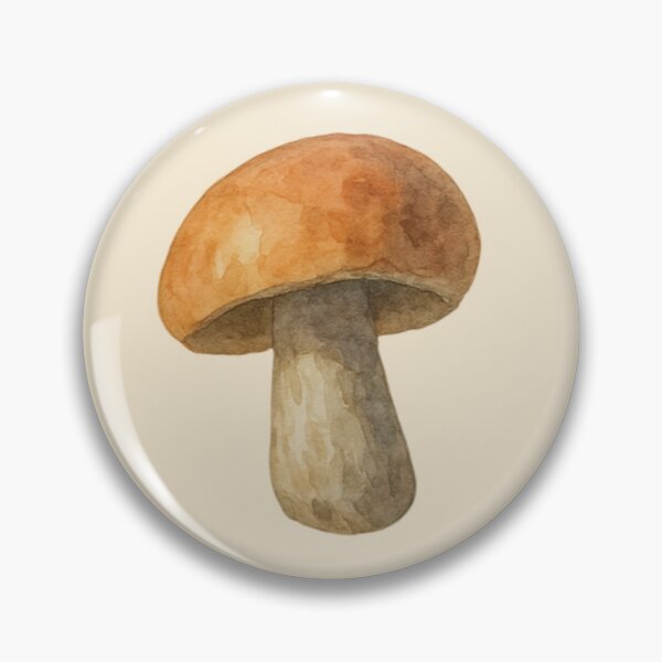 Item preview, Watercolor Illustration of a Porcini Mushroom designed and sold by Aakame.