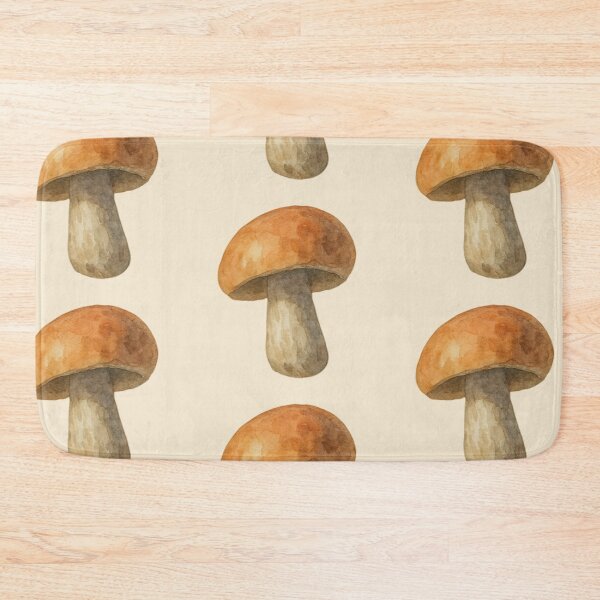 Item preview, Watercolor Illustration of a Porcini Mushroom designed and sold by Aakame.