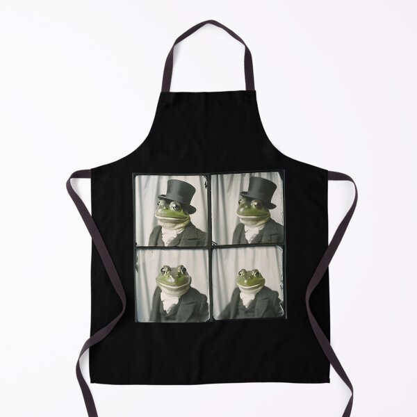Item preview, Victorian Frog in Top Hat – Whimsical Photobooth Animal Art designed and sold by RockFireMerch.