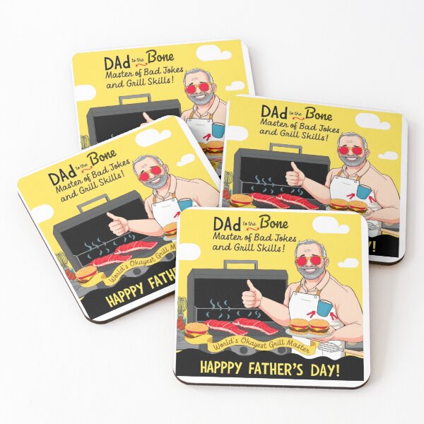 Item preview, Happy Father’s - Master of Grill Skills Poster designed and sold by nhk999.