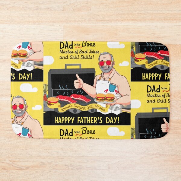 Item preview, Happy Father’s - Master of Grill Skills Poster designed and sold by nhk999.