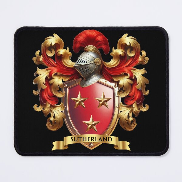 Item preview, Sutherland Family Crest Bold Heritage, Timeless Honor, Legendary Bloodline designed and sold by Highlandkings.